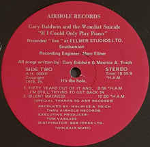 Load image into Gallery viewer, Gary Baldwin And Mass Murder - If Only I Could Play Piano