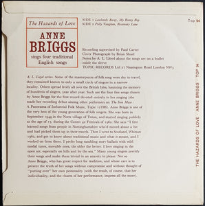 Anne Briggs - The Hazards Of Love