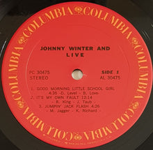 Load image into Gallery viewer, Winter, Johnny - Live Johnny Winter And