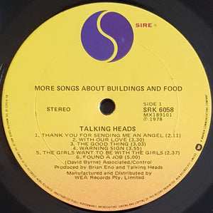 Talking Heads - More Songs About Buildings And Food