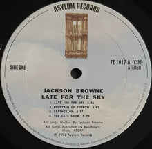 Load image into Gallery viewer, Jackson Browne - Late For The Sky