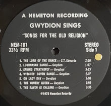 Load image into Gallery viewer, Gwydion - Sings Songs For The Old Religion