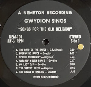 Gwydion - Sings Songs For The Old Religion