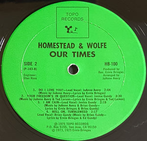 Homestead & Wolfe - Our Times