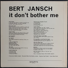 Load image into Gallery viewer, Bert Jansch - It Don&#39;t Bother Me