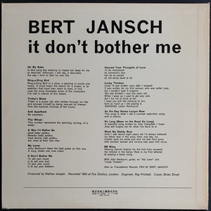 Bert Jansch - It Don't Bother Me