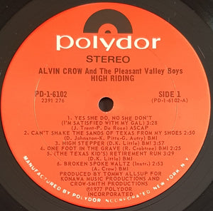 Alvin Crow And The Pleasant Valley Boys - High Riding