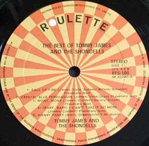Tommy James & The Shondells - The Best Of Tommy James & The Shondells