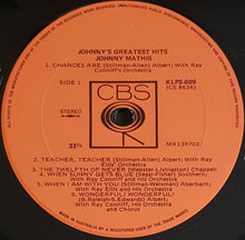 Load image into Gallery viewer, Johnny Mathis - Johnny&#39;s Greatest Hits