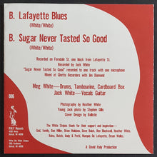 Load image into Gallery viewer, White Stripes - Lafayette Blues -White Vinyl - Original