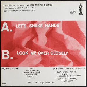 White Stripes - Let's Shake Hands - Red Vinyl