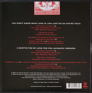 White Stripes - You Don't Know What Love Is (You Just Do As You're Told)
