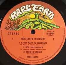 Load image into Gallery viewer, Rare Earth - Rare Earth In Concert