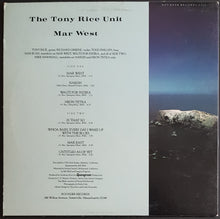 Load image into Gallery viewer, Tony Rice Unit - Mar West
