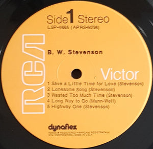 B.W. Stevenson - B.W. Stevenson