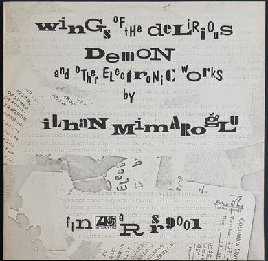 Ilhan Mimaroglu - Wings Of The Delirious Demon And Other Electronic