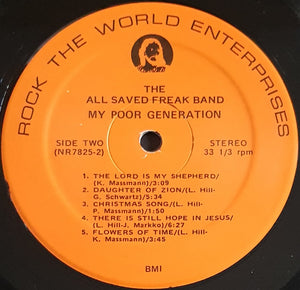 Glenn Schwartz And The All Saved Freak Band - My Poor Generation