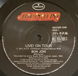Bon Jovi - Live! On Tour