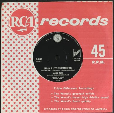 Mama Cass With The Mamas & Papas- Dream A Little Dream Of Me