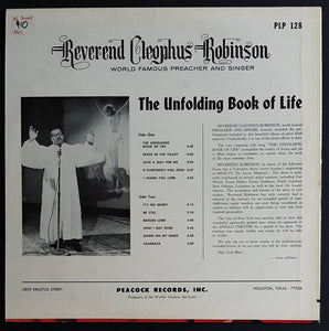 Reverend Cleophus Robinson - The Unfolding Book Of Life