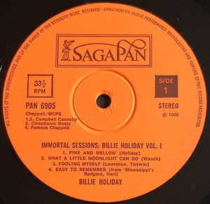 Billie Holiday - Billie Holiday Volume 1