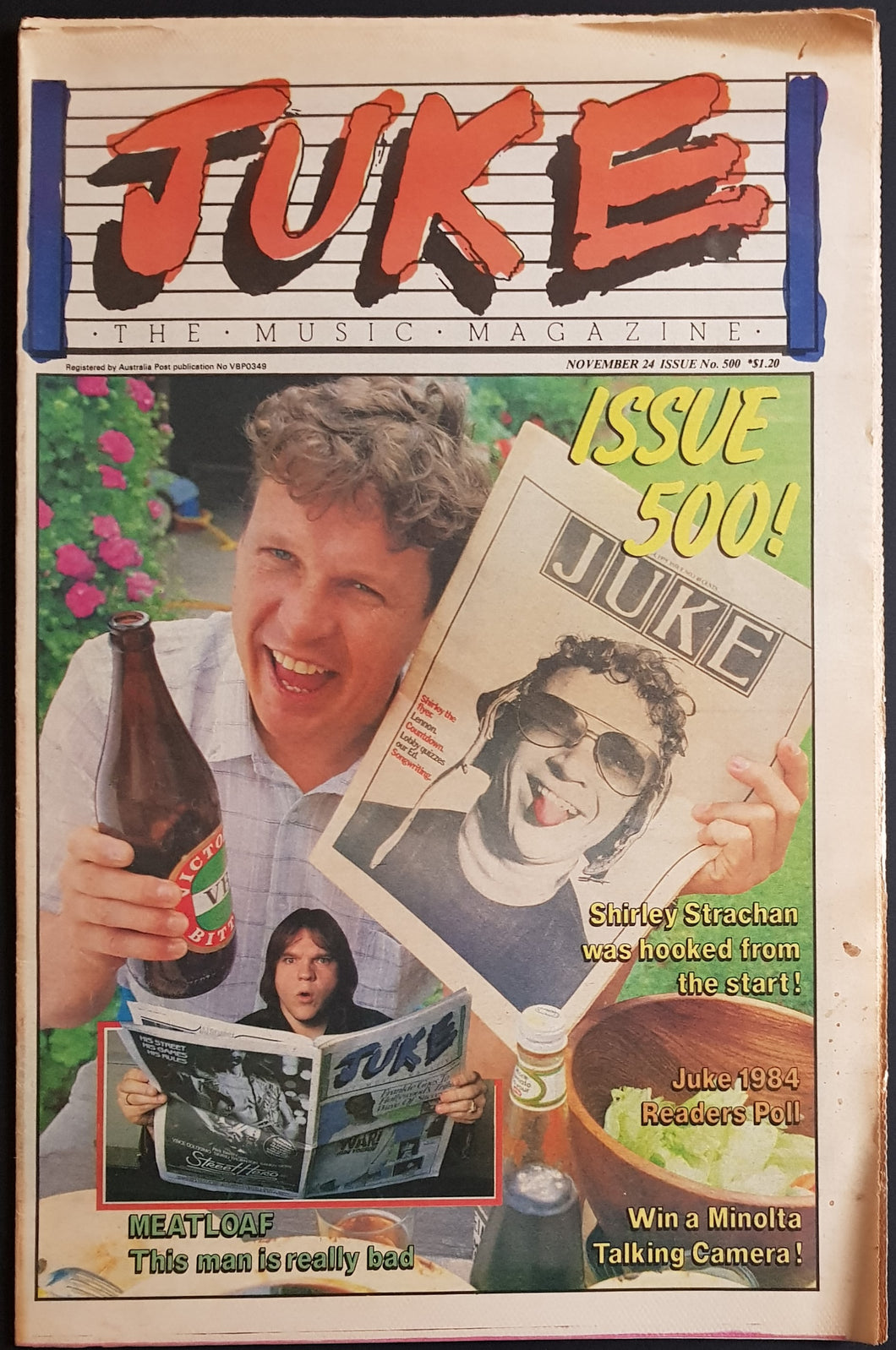 Skyhooks ( Shirley)- Juke November 24 1984. Issue No.500