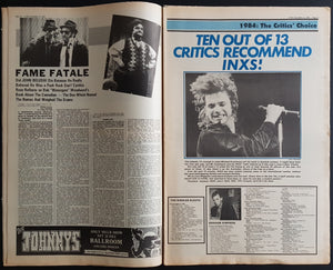 INXS - Juke December 15 1984. Issue No.503