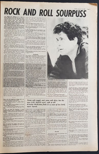 Reed, Lou - Juke January 26 1985. Issue No.509