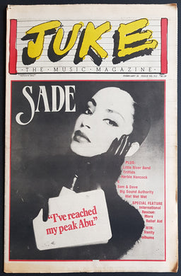 Sade - Juke February 16 1985. Issue No.512
