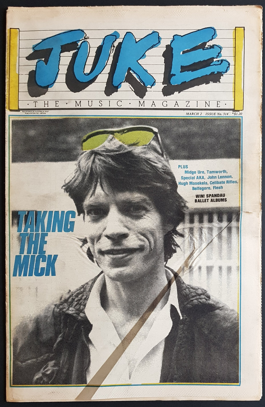 Rolling Stones - Juke March 2 1985. Issue No.514