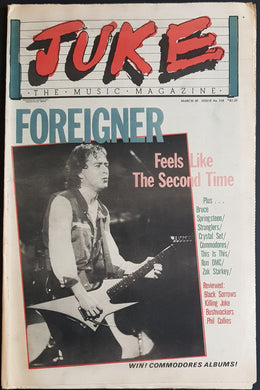 Foreigner - Juke March 30 1985. Issue No.518