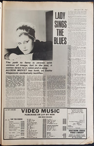 Alison Moyet - Juke April 27 1985. Issue No.522