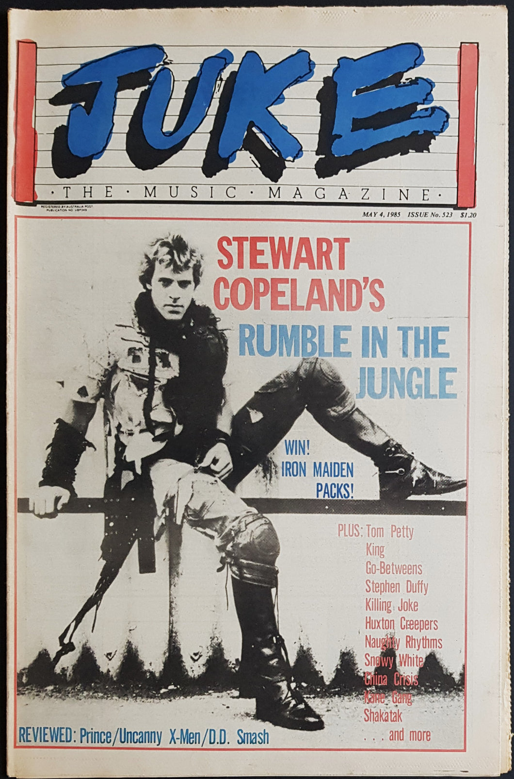 Police (Stewart Copeland)- Juke May 4 1985. Issue No.523