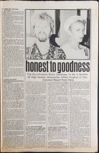Eurythmics - Juke May 25 1985. Issue No.526