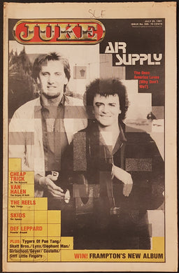 Air Supply - Juke July 25, 1981. Issue No.326