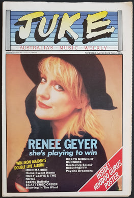 Renee Geyer - Juke November 2 1985. Issue No.549