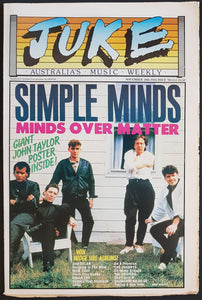 Simple Minds - Juke November 30 1985. Issue No.553