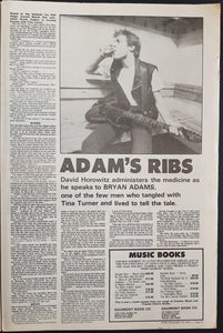 Adams, Bryan - Juke December 14 1985. Issue No.555