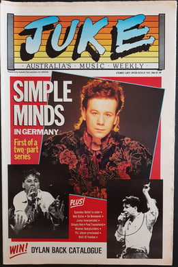 Simple Minds - Juke February 29 1986. Issue No.566