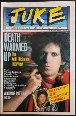 Rolling Stones (Keith Richards)- Juke March 29 1986. Issue No.570