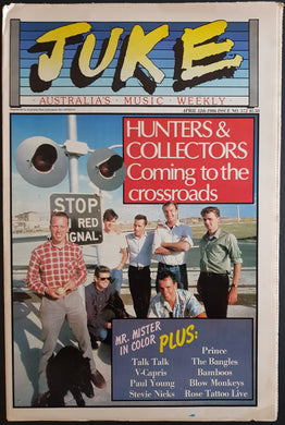Hunters & Collectors - Juke April 12 1986. Issue No.572