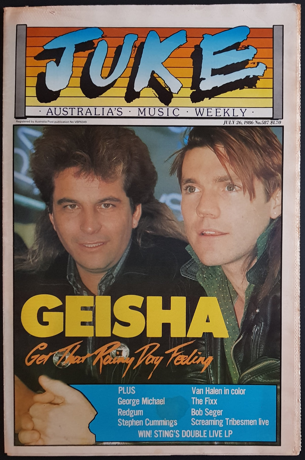 Geisha - Juke July 26 1986. Issue No.587