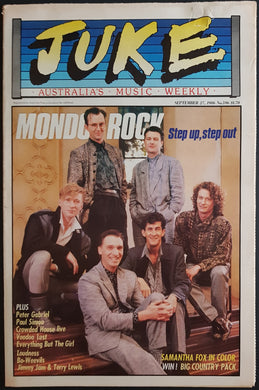 Mondo Rock - Juke September 27 1986. Issue No.596