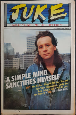 Simple Minds - Juke November 1 1986. Issue No.601