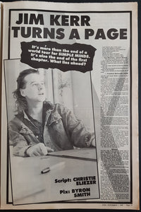 Simple Minds - Juke November 1 1986. Issue No.601