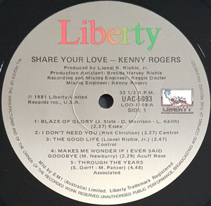 Rogers, Kenny - Share Your Love