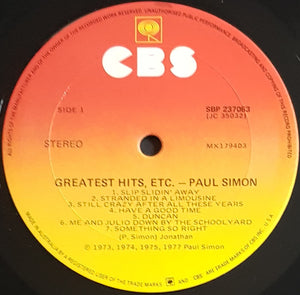 Simon, Paul - Greatest Hits, Etc.