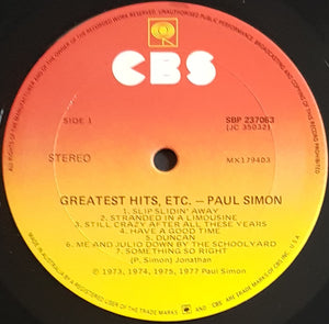 Simon & Garfunkel (Paul Simon)- Greatest Hits, Etc.