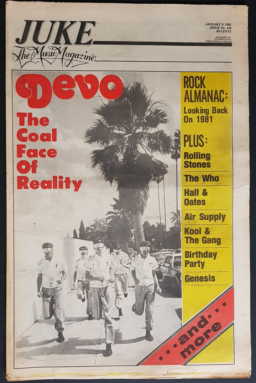 Devo - Juke January 9 1982. Issue No.350