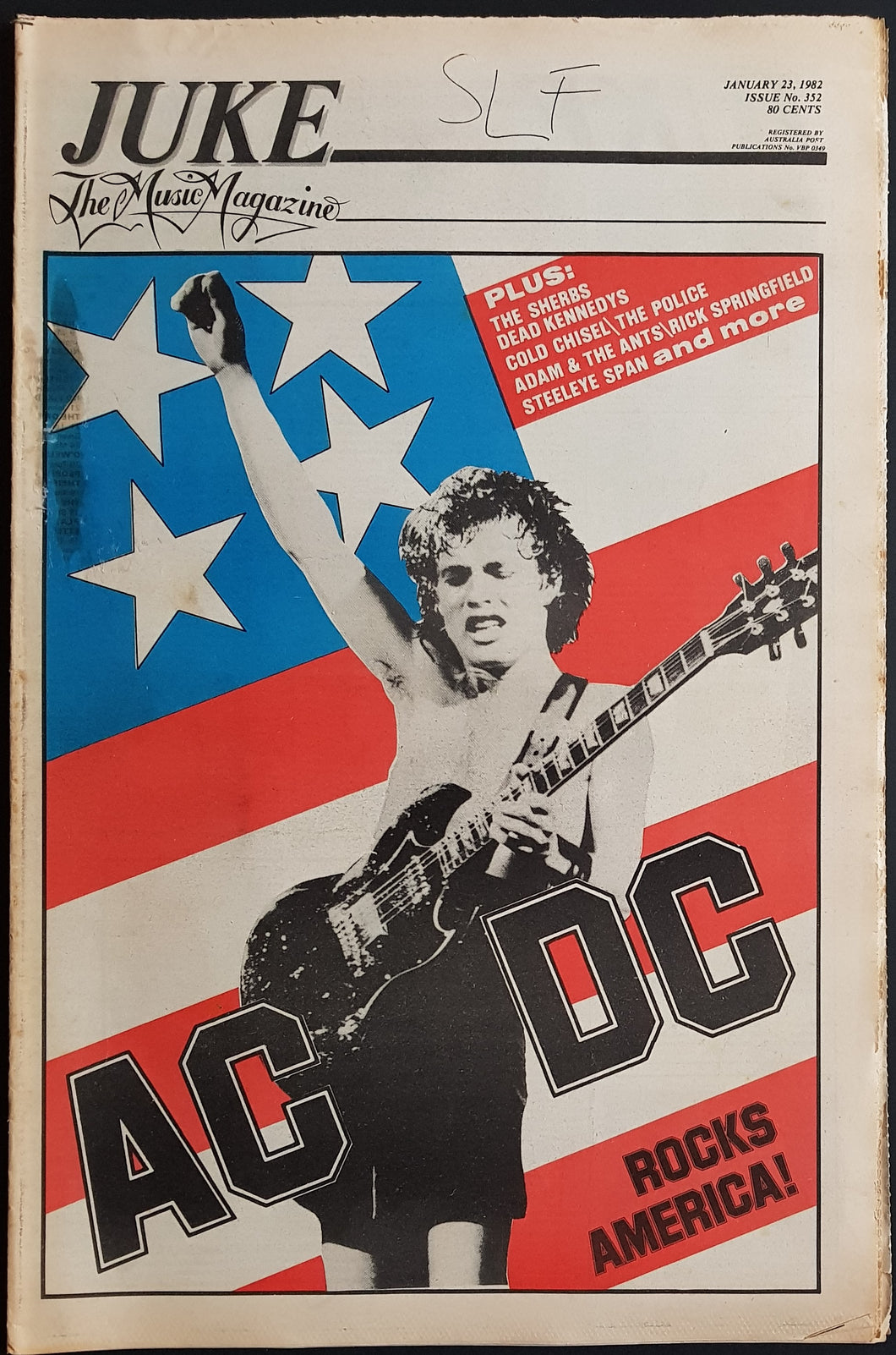 AC/DC - Juke January 23 1982. Issue No.352